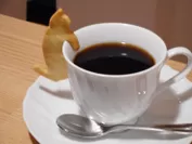縁猫クッキー付きコーヒー