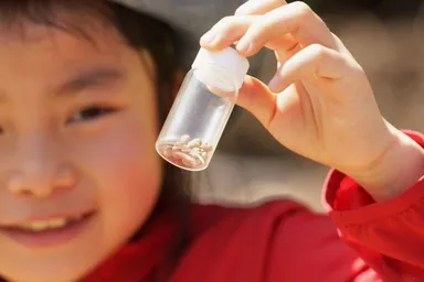 【ピッキオ】こどもインターンシップ（糞を調べる01）