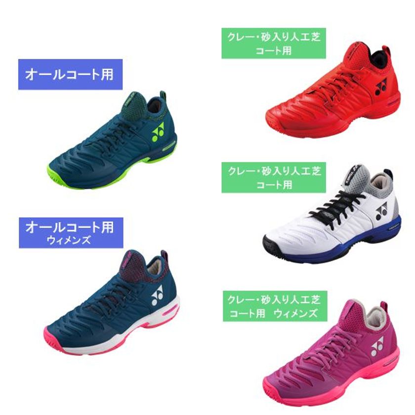 パワークッションプラス搭載で足の疲労を緩和！
足とシューズの一体感が得られる
快適なフィット性のテニスシューズ
「FUSIONREV 3」2018年9月下旬より発売