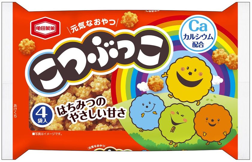 お客様の声でアレルゲン“乳成分”を除去
お客様投票で選ばれた
新キャラクター「こつぶっこたち」も登場
『こつぶっこ』がリニューアルします！