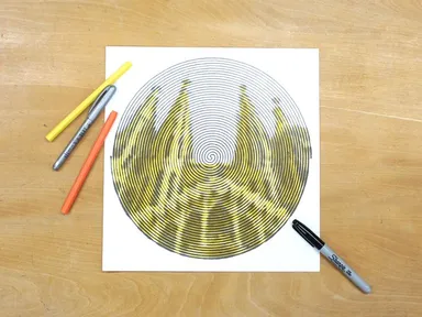 スパイログリフィクス　世界の都市(バルセロナ)(4)