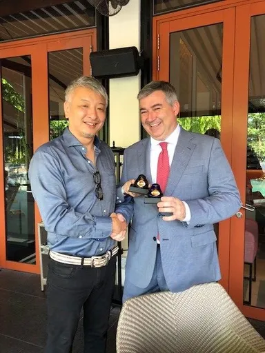 総支配人Fernando Gibaja氏と