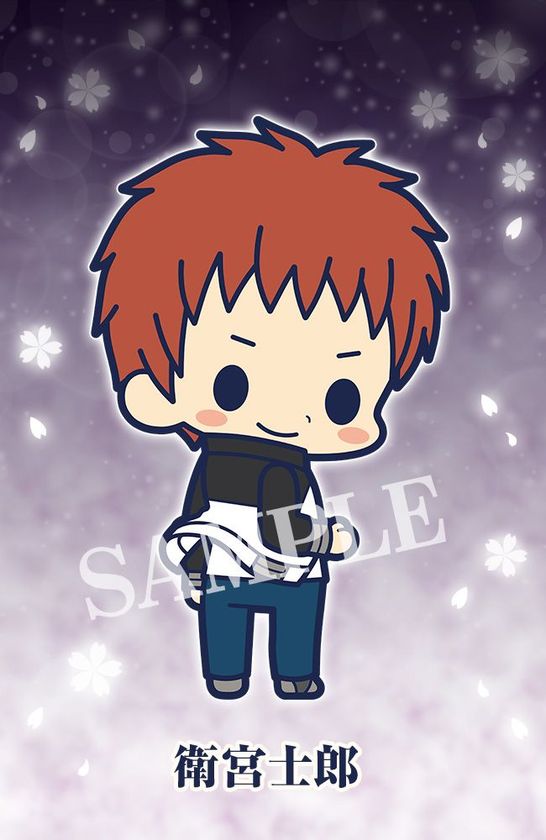 劇場版「Fate/stay night[Heaven's Feel]より、
キュートにデフォルメされたキャラクターたちのラバーストラップが登場！