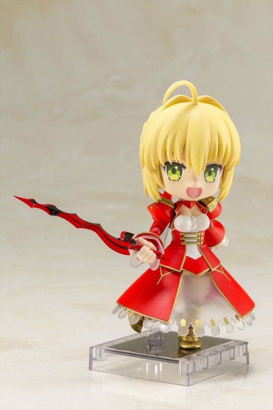 大人気アニメ『Fate/EXTRA Last Encore』から
主人公のサーヴァントとして召喚されたセイバーがキューポッシュで登場！