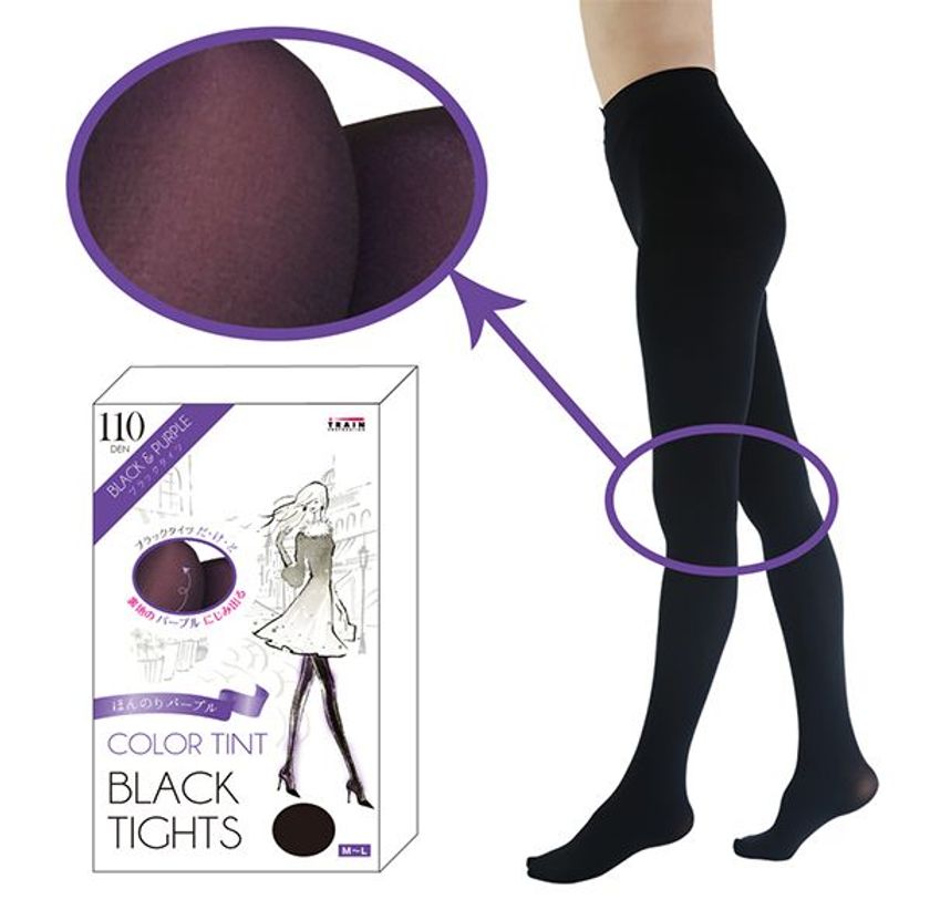 「カラーティント ブラックタイツ」新発売