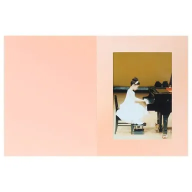 ハクバ コージーフォトマウント Lサイズシャイニーピンク 使用例