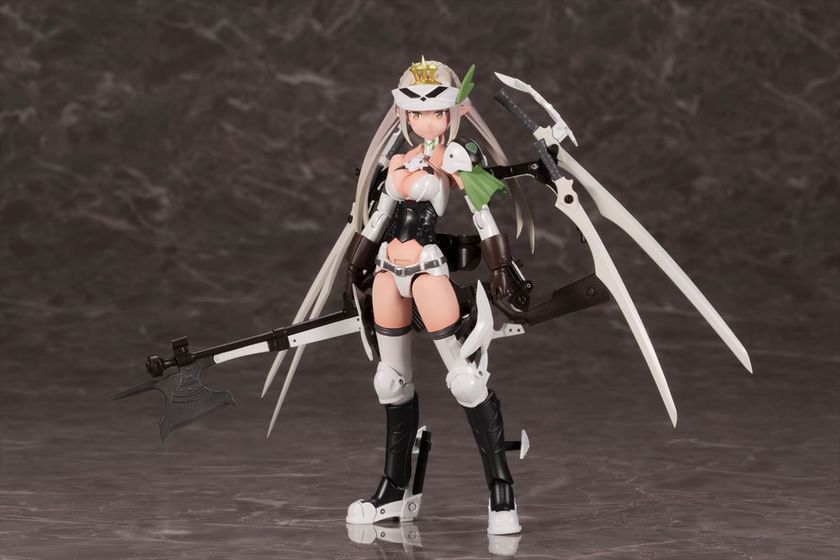 新作ゲーム『武装神姫』と『メガミデバイス』のコラボレーション第1弾！
メインキャラクターの１人、「猟兵型エーデルワイス」が
島田フミカネ氏のデザインで登場！