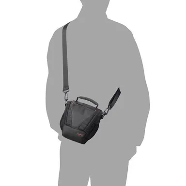 ハクバ GW-PRO RED アクティブズームバッグ（S）装着例