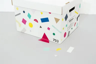 ランダムに貼るとポップでリズミカルに