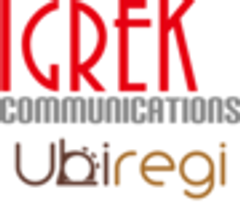 株式会社イグレック、株式会社ユビレジのロゴ