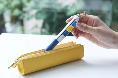 ペンケースにもスッキリ収まる