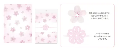 合格祈願シリーズ 花咲く下敷