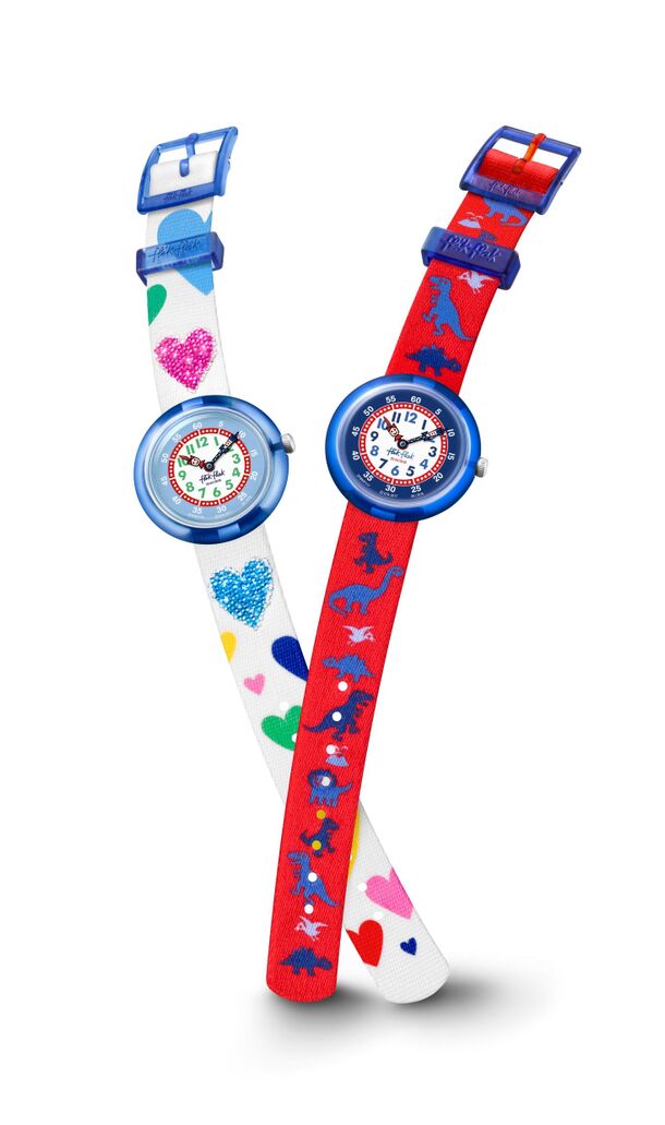 子ども用スイス製の腕時計『フリック フラック』よりCOLOR EXPLOSION全