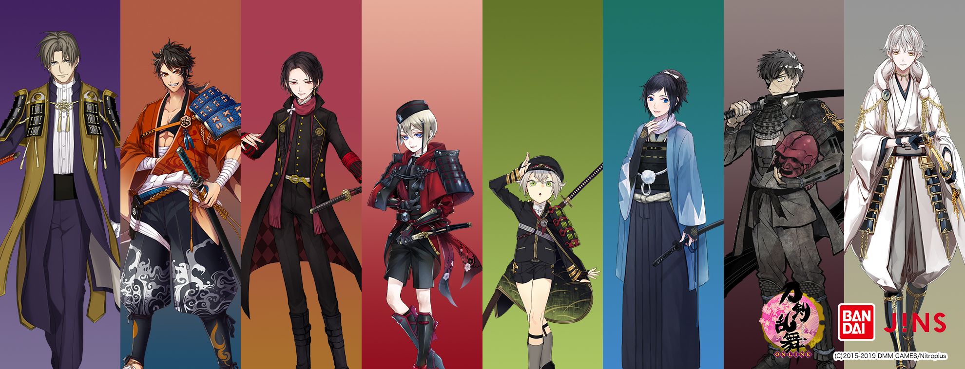 刀剣乱舞」×BANDAI×JINS，コラボ眼鏡第3弾の予約受付が本日