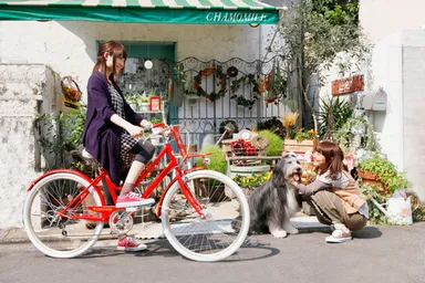 自転車赤イメージ