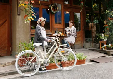 自転車白イメージ