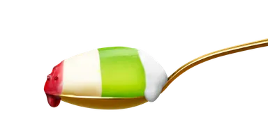 『重ねドルチェ fruttaマスカット』スプーンカット