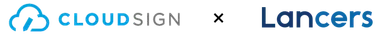 CLOUDSIGN　×　Lancersロゴ