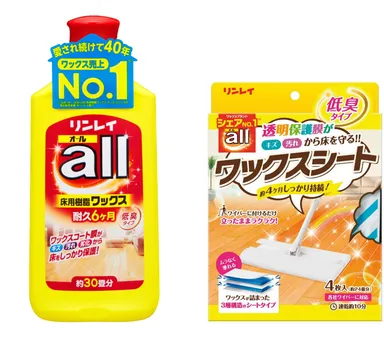 オール 500mL(左)、オールワックスシート(右)