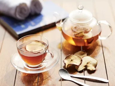 【星のや軽井沢】干し林檎ティーよこ