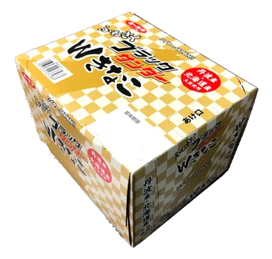 ふわさくブラックサンダーWきなこ　内箱