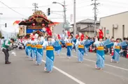 花輪祭の屋台行事(2017年の様子)