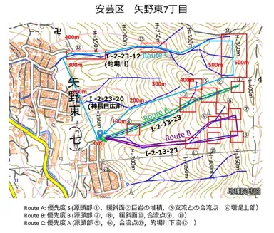 矢野東七丁目地区飛行計画