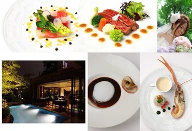 レストラン『葉山庵Tokyo』料理、店内イメージ写真