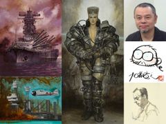 日本を代表するSFイラストレーターのエスタンプ(版画)合同展　トークショー・サイン・即売会を9月より開催！