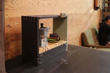 カスタマイズしたスパイスラック