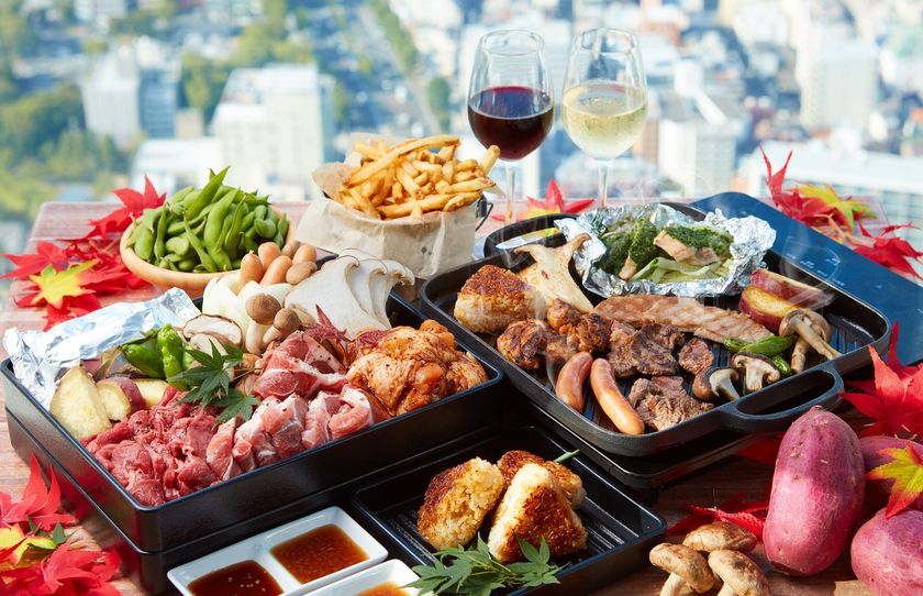 あべのハルカスのビアガーデン「ビア300(ビアサンビャク)」
「秋色バーベキュー」2018年 9月18日(火)よりスタート!