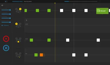 「Melodics for V-Drums」画面イメージ