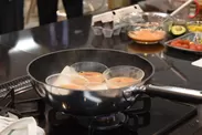 「トマトとアボカドの冷製茶碗蒸し」(3)