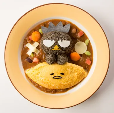 ばつ丸のぐでたま布団でひとやすみハヤシライス