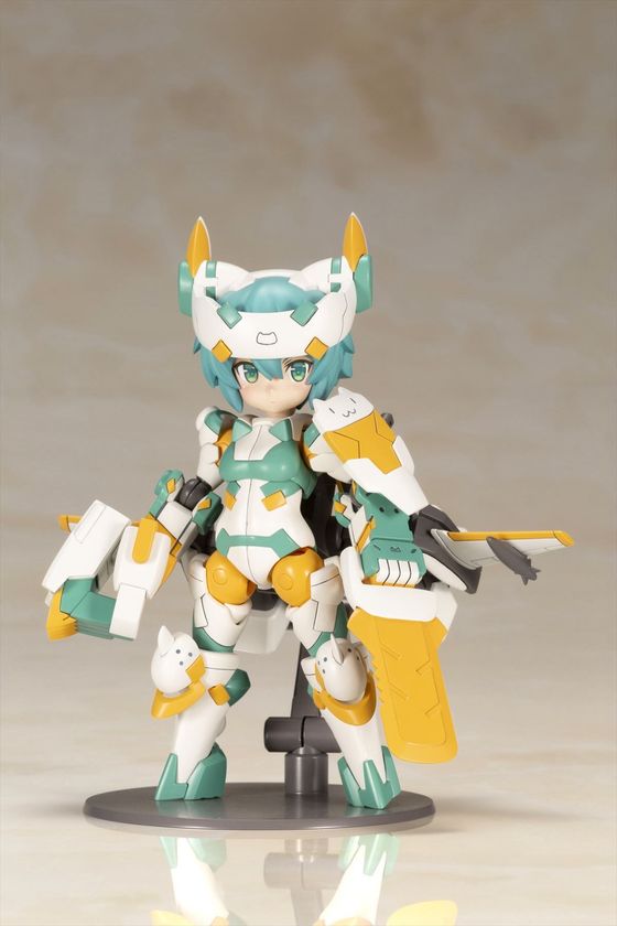 『フレームアームズ・ガール』とメガハウス『デスクトップアーミー』の
コラボレーション第二弾はBLADE氏デザインによる「シルフィー[ストライカー]」！！