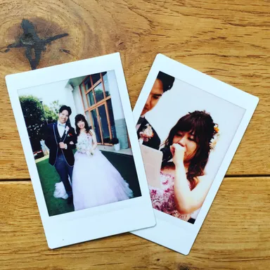 結婚式場でシェア画像をチェキプリント！