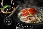 【界出雲】石州瓦の蟹すき鍋