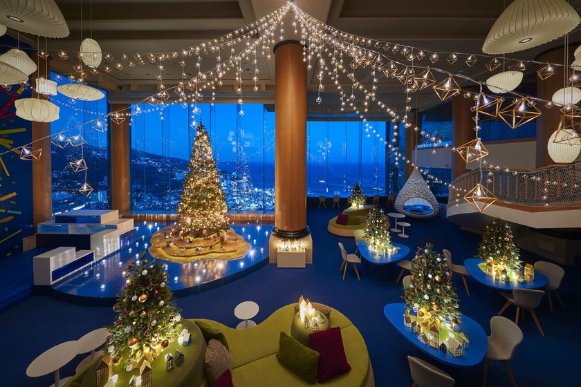 星野リゾート　リゾナーレ熱海（静岡県熱海市）
絶景・ビーチ・森！
1泊2日で3つのテーマが楽しめるクリスマスイベント
「トリプルクリスマス2018」を開催
開催期間：2018年12月1日～25日