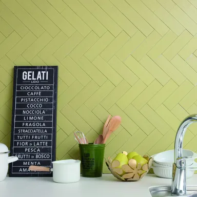 デコウッドタイル　グリーン