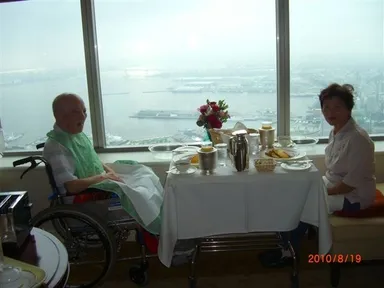 念願の新婚旅行を実現