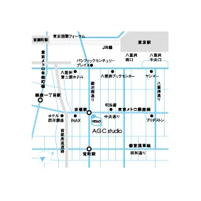 AGC studio　地図