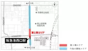 「TauT(トート)阪急洛西口」開発エリアの位置図