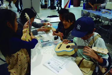 親子で手作り楽器＠ワーク
