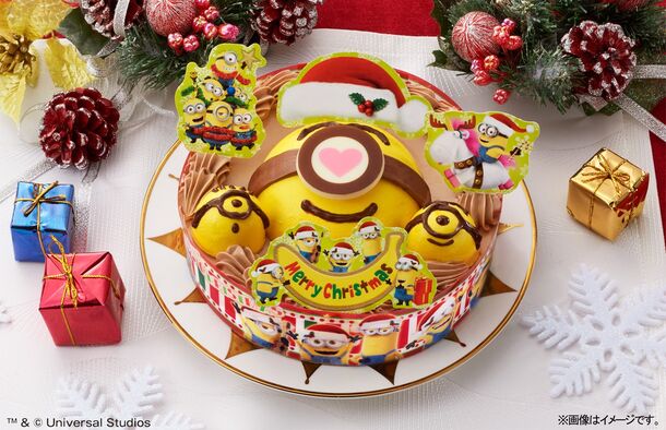 ミニオン のクリスマスケーキが登場 顔を描いて ピックを飾って 楽しくデコレーション 株式会社bandai Spirits ネット戦略室のプレスリリース