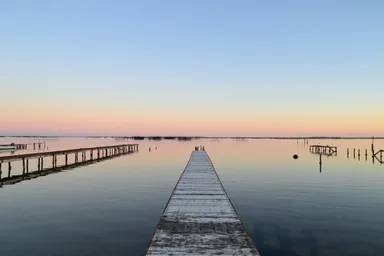ホテルから見た夕焼け