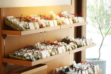 お土産にお豆もどうぞ