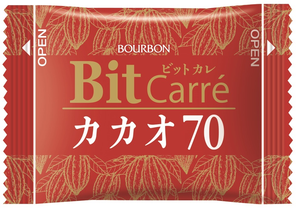 ブルボン、ハイカカオの薄板チョコレート「130gビットカレカカオ70」を10月2日(火)に新発売！｜株式会社ブルボンのプレスリリース