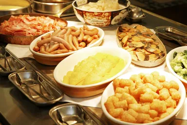 朝食バイキング