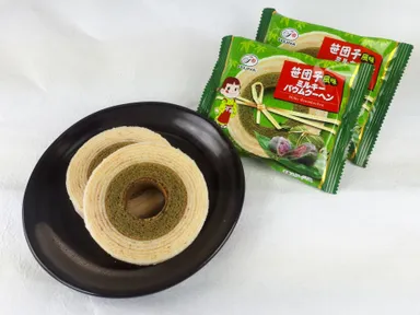 「笹団子風味ミルキーバームクーヘン」 (C)FUJIYA CO.,LTD.　写真はイメージです