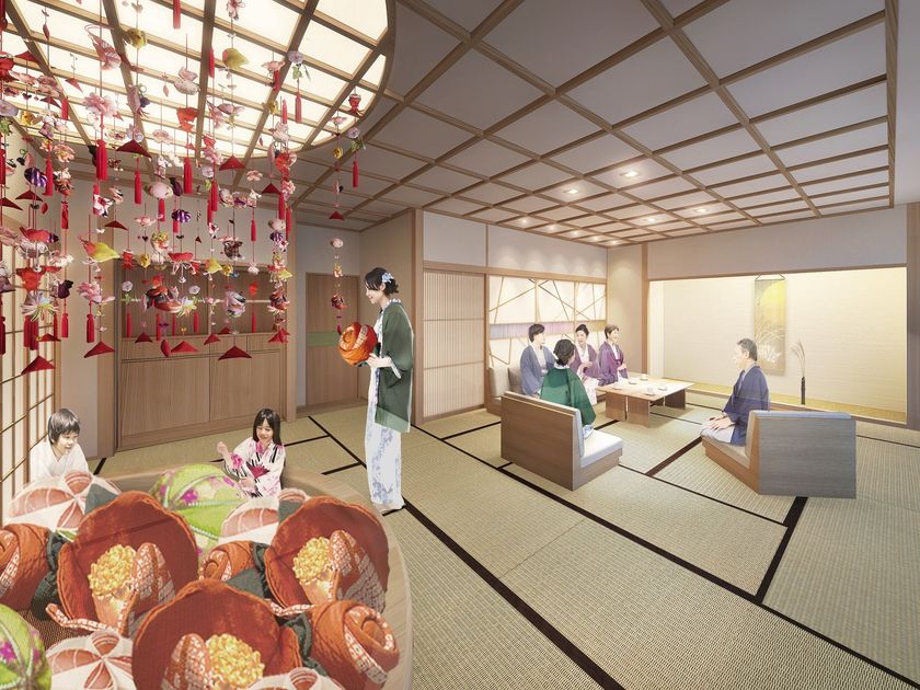 静岡県・伊東温泉
星野リゾート　界 伊東
「温泉づくし花暦の宿」2018年12月21日リニューアルオープン
～三世代家族にお勧めの「特別和室」誕生～